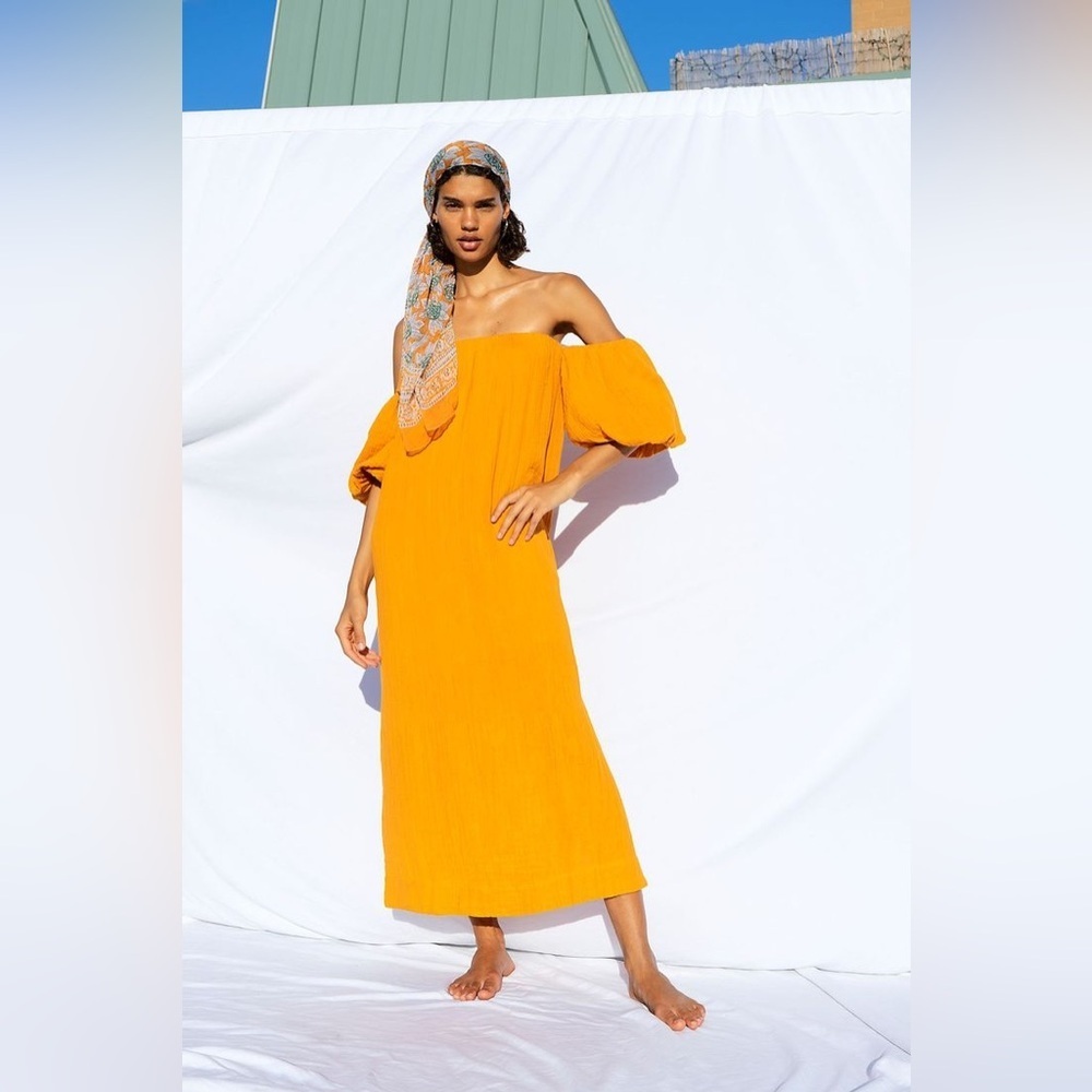 Free people Vieques Off The Shoulder Midi Dress
